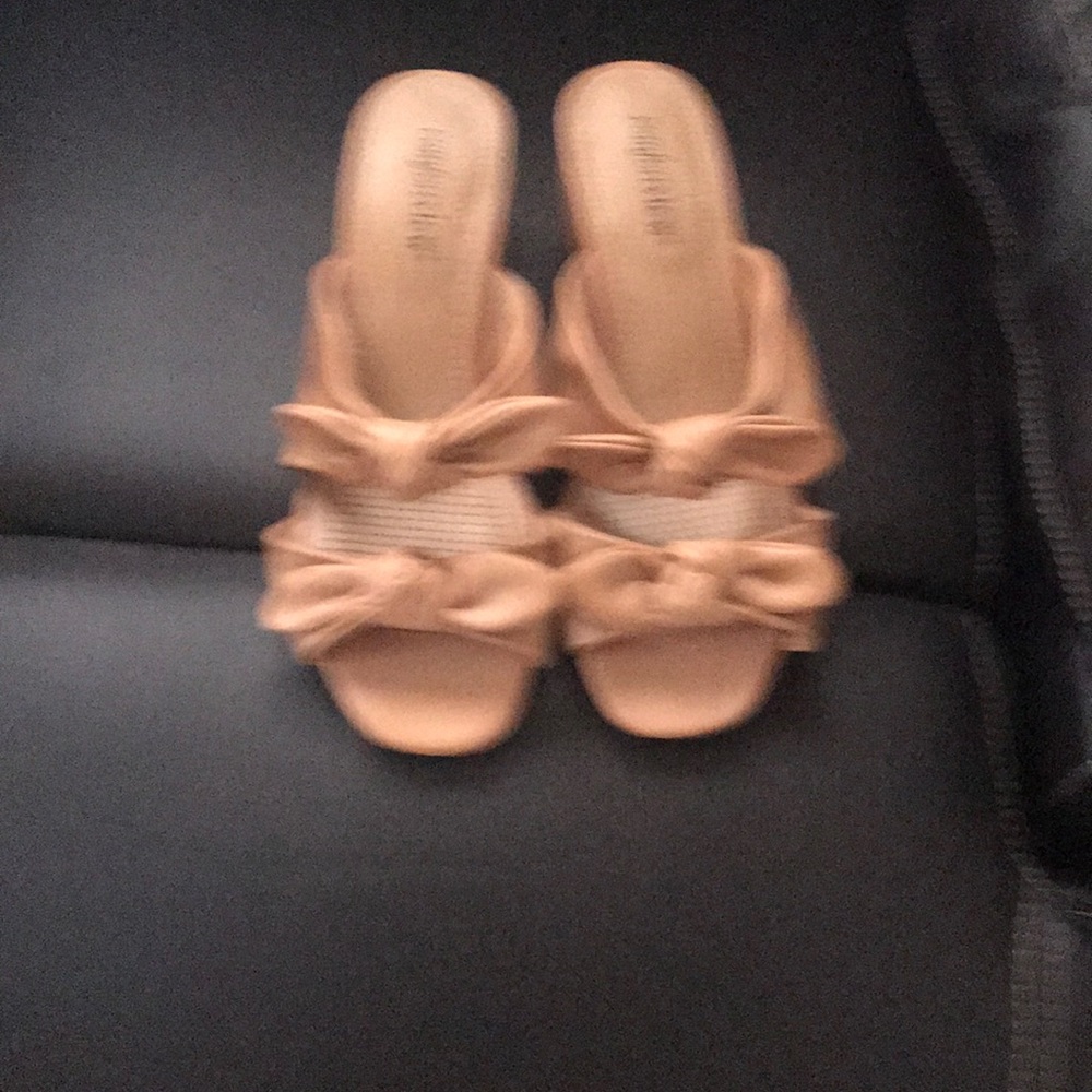 Shoes(women sandals) and(men dress shoes)